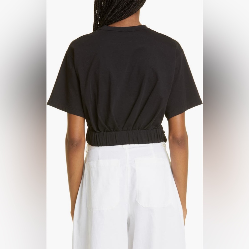 A.L.C. 'Mimi' Black Tee Size M - Picture 3 of 5